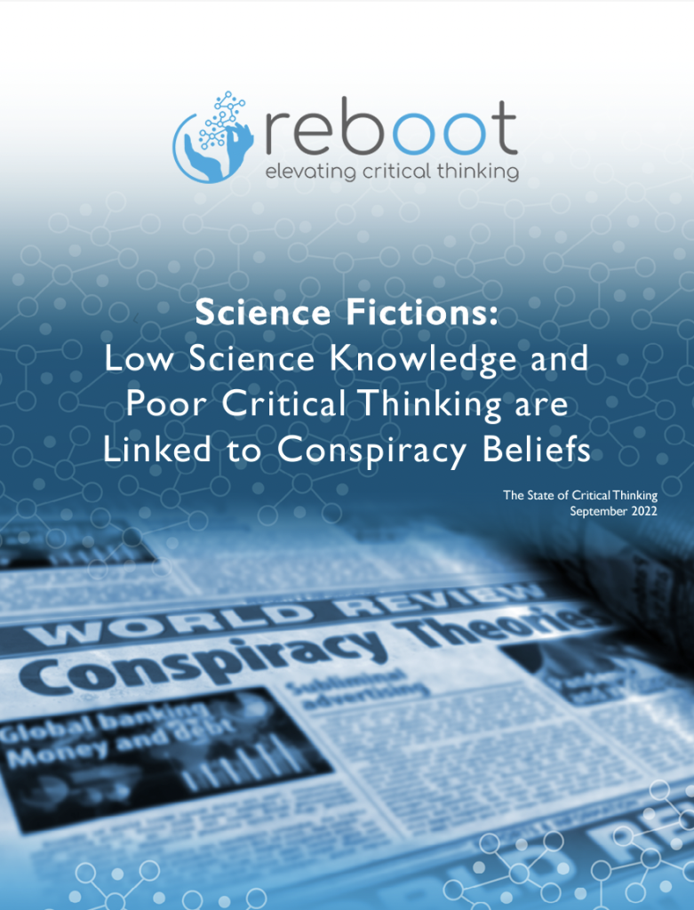 Science Fictions: Low Science Knowledge, Poor Critical Thinking Linked to Conspiracy Beliefs